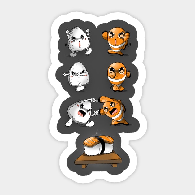 Sushi Fusion Sticker by Vallina84